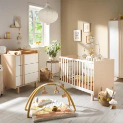 Lit bébé Nature (60 x 120 cm)