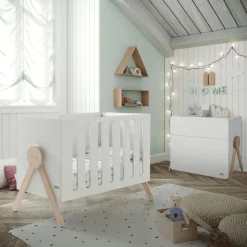 Lit bébé Swing blanc (60 x 120 cm)