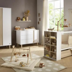 Lit bébé transformable Paloma (60 x 120 cm)