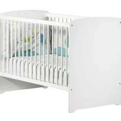 Lit bébé têtes panneaux New Basic blanc (60 x 120 cm)