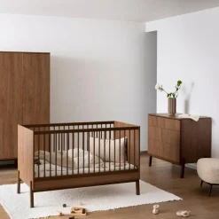 Lit bébé évolutif Ashi Chestnut (140 x 70 cm)