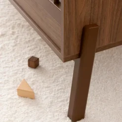 Lit bébé évolutif Ashi Chestnut (140 x 70 cm)