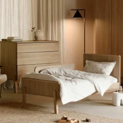 Lit bébé évolutif Ashi Honey Ash (140 x 70 cm)