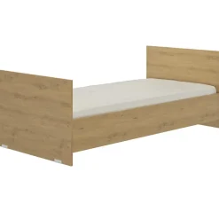 Lit bébé évolutif en lit junior Arthur imitation chêne (60 x 120 cm)