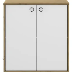 Lit bébé évolutif en lit junior Arthur imitation chêne (60 x 120 cm)