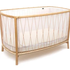 Lit bébé évolutif Kimi Organic V2 Bois de rose (60 x 120 cm)