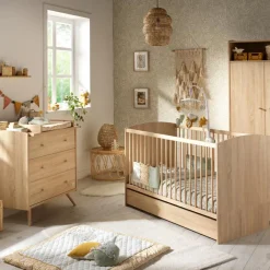 Lit bébé évolutif Little big bed Acces bois (70 x 140 cm)