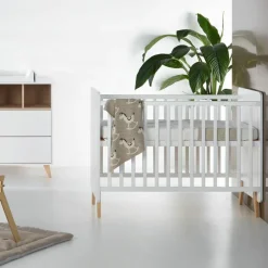 Lit bébé évolutif Loft White (140 x 70 cm)