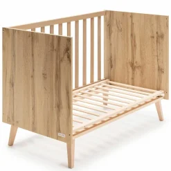 Lit bébé évolutif Martha finition chêne (120 x 60 cm)