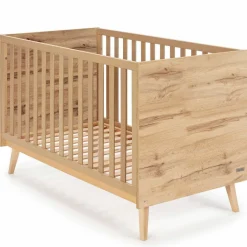 Lit bébé évolutif Martha finition chêne (140 x 70 cm)