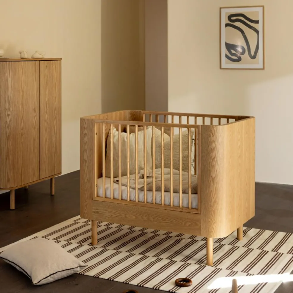 Lit bébé évolutif Yume Natural Ash (140 x 70 cm)