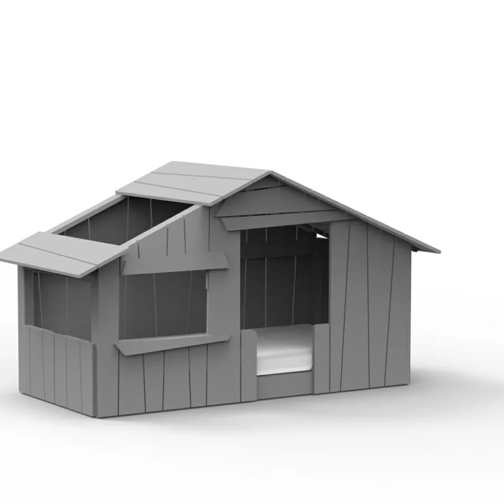 Lit cabane Montessori coloris au choix (90 x 190 cm)