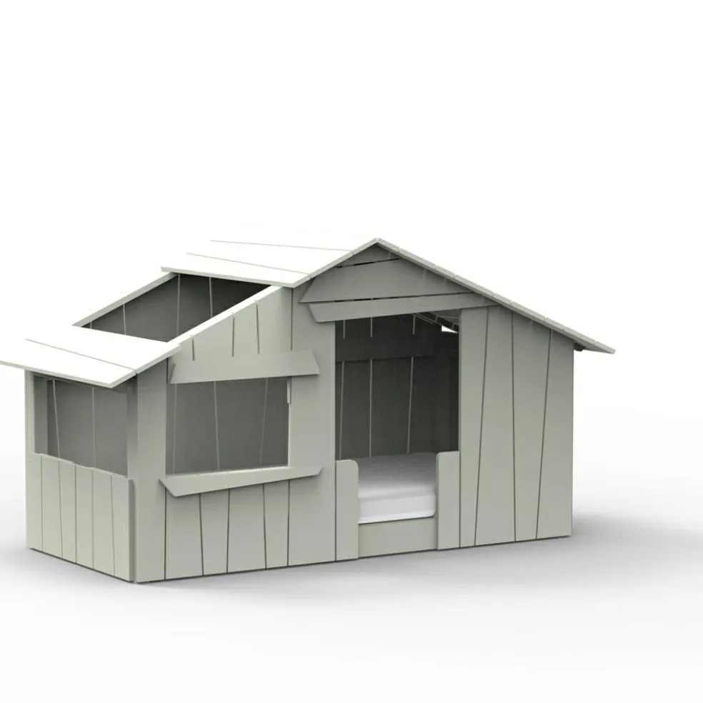 Lit cabane Montessori coloris au choix (90 x 190 cm)