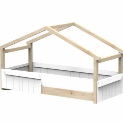 Lit cabane Star Light 2 finition laquée (coloris au choix)