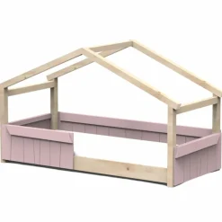 Lit cabane Star Light 2 finition laquée (coloris au choix)