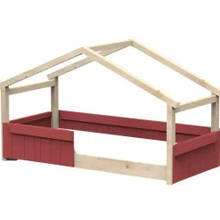 Lit cabane Star Light 2 finition laquée (coloris au choix)