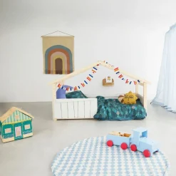 Lit cabane Star Light 2 finition laquée (coloris au choix)