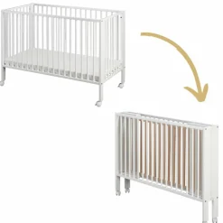 Lit d'appoint pliable Jori White (120 x 60 cm)