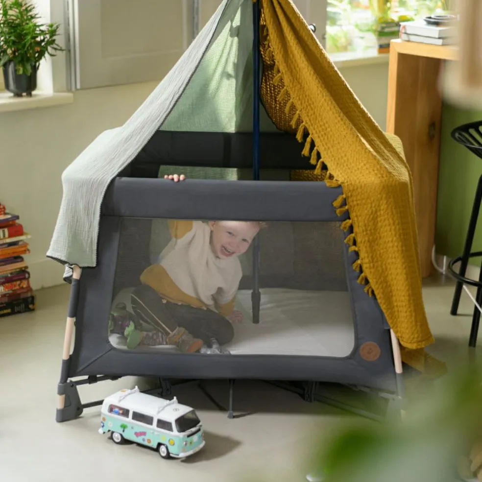 Lit de voyage 3 en 1 Swift Graphite Eco