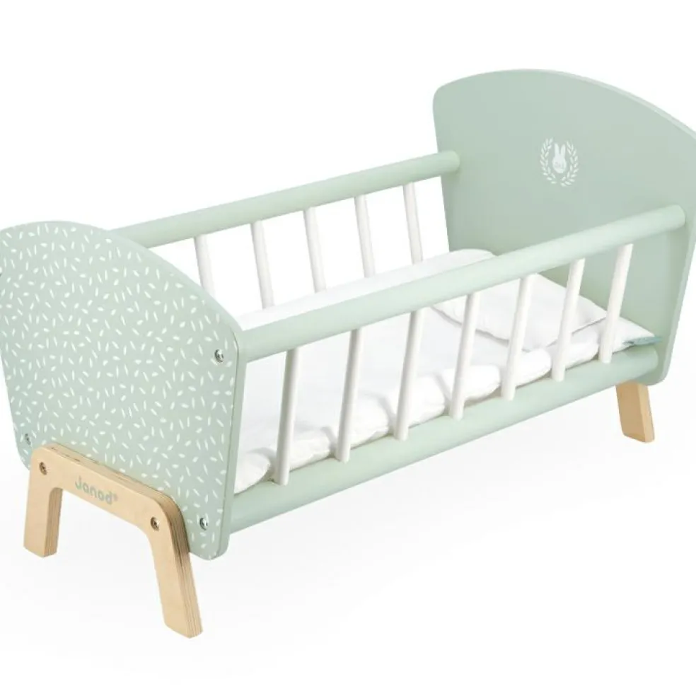 Lit en bois Zen pour poupée