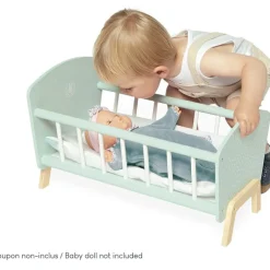 Lit en bois Zen pour poupée