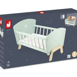 Lit en bois Zen pour poupée