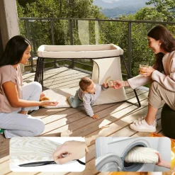 Lit parapluie Moov & Sleep Sable