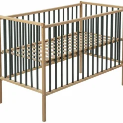 Lit Rémi sans roulette Hybride kaki (60 x 120 cm)