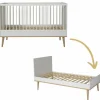 Lit évolutif Flow White-Oak (140 x 70 cm)