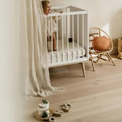 Lit évolutif Flow White-Oak (140 x 70 cm)