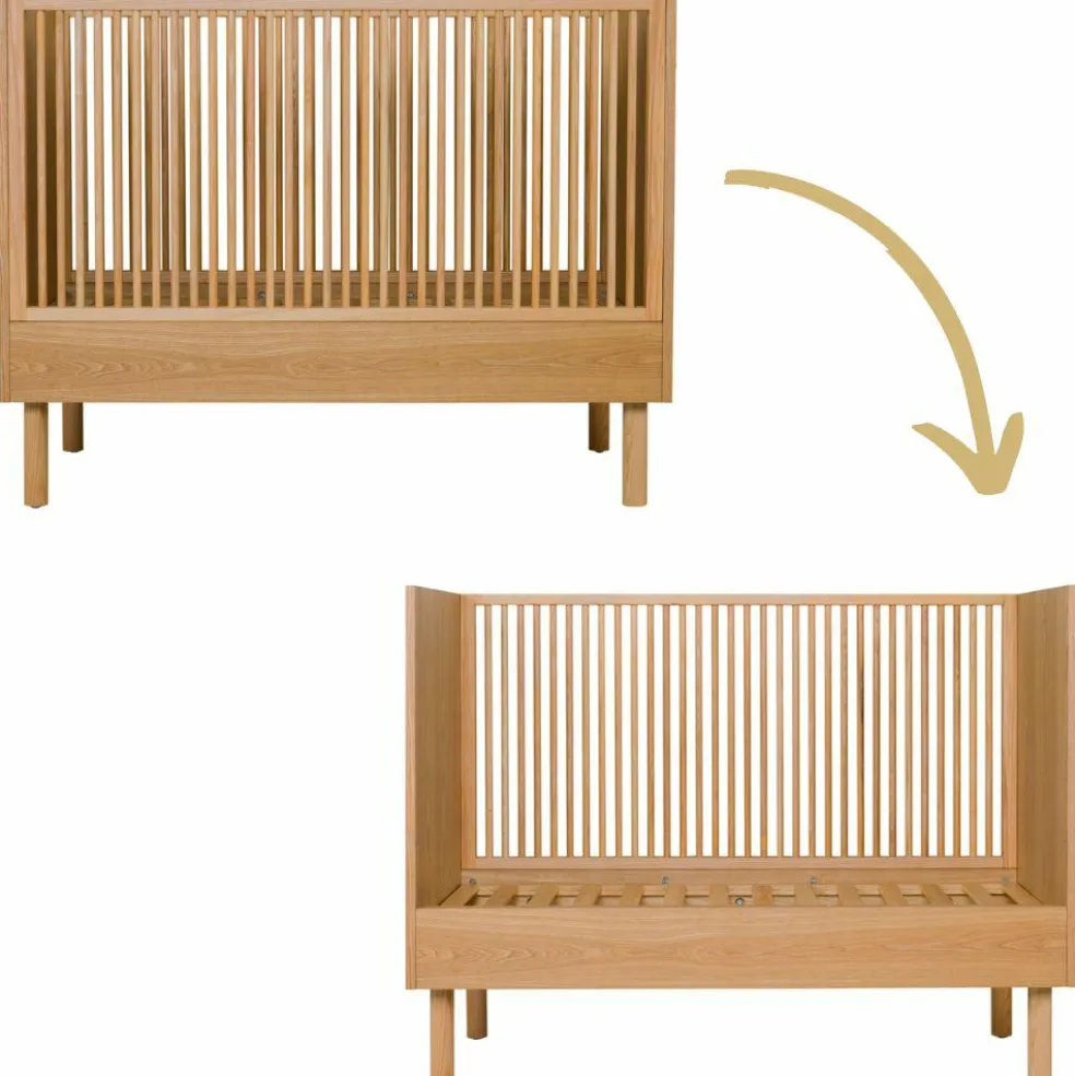 Lit évolutif Hai No Ki Naturel (120 x 60 cm)