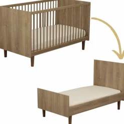 Lit évolutif Little Big Bed Mokka (70 x 140 cm)