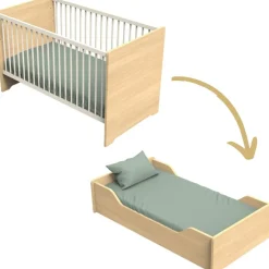 Lit évolutif Little big bed Vanille (70 x 140 cm)
