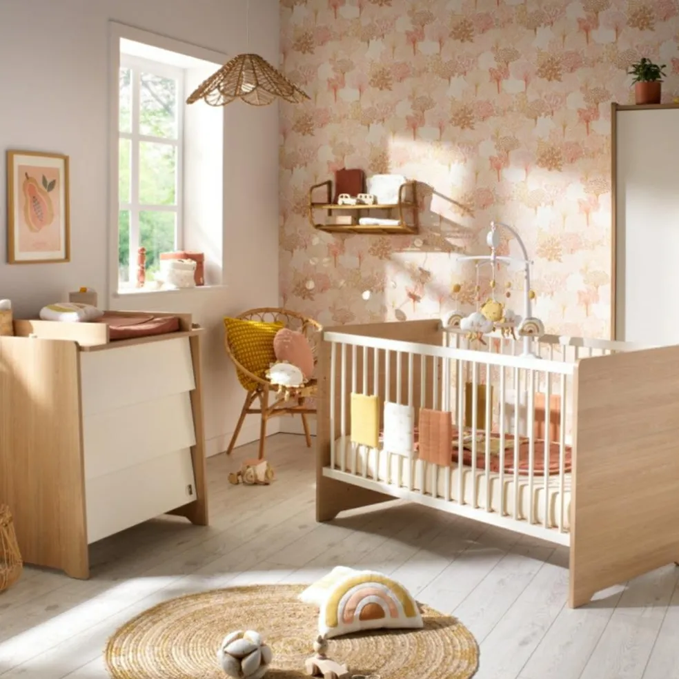 Lit évolutif Little big bed Vanille (70 x 140 cm)