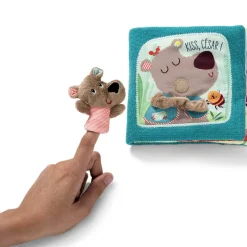 Livre bébé câlin interactif César