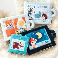 Livre bébé d'activités Bonjour Petit Renard