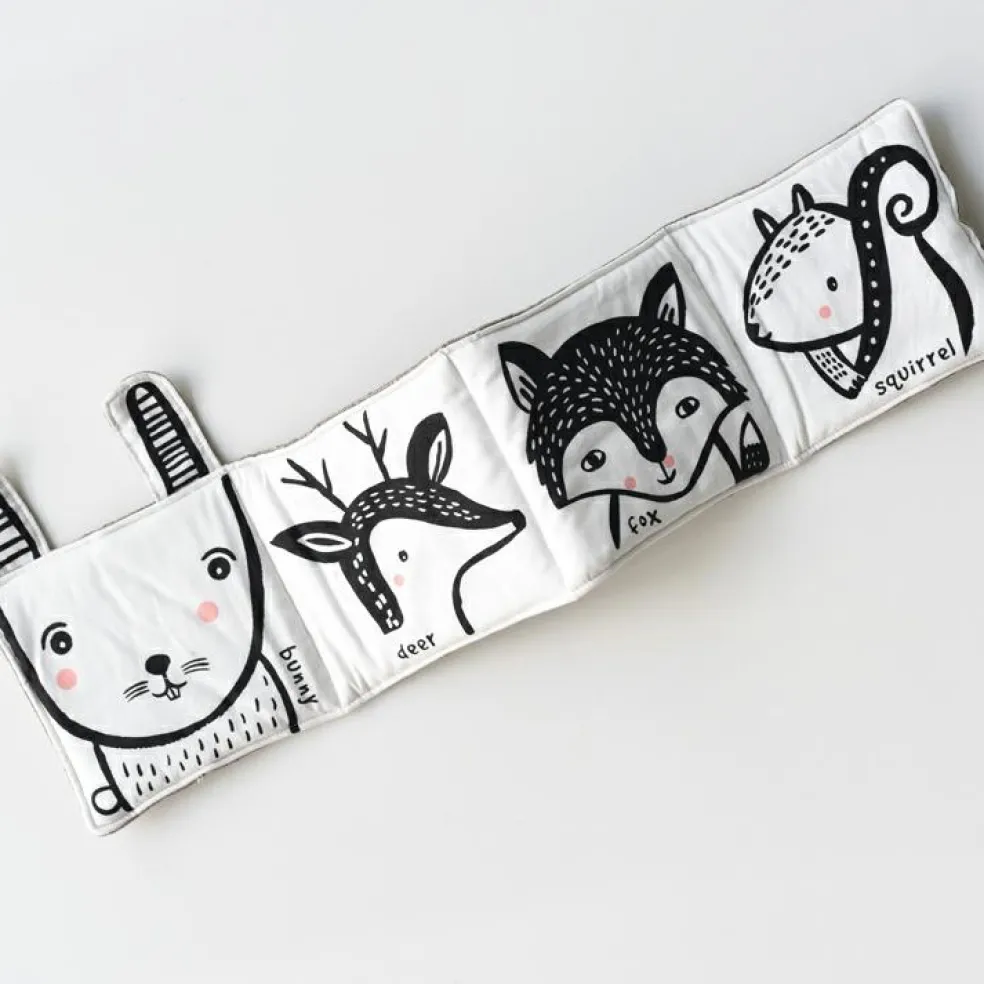 Livre bébé en tissu accordéon Forêt