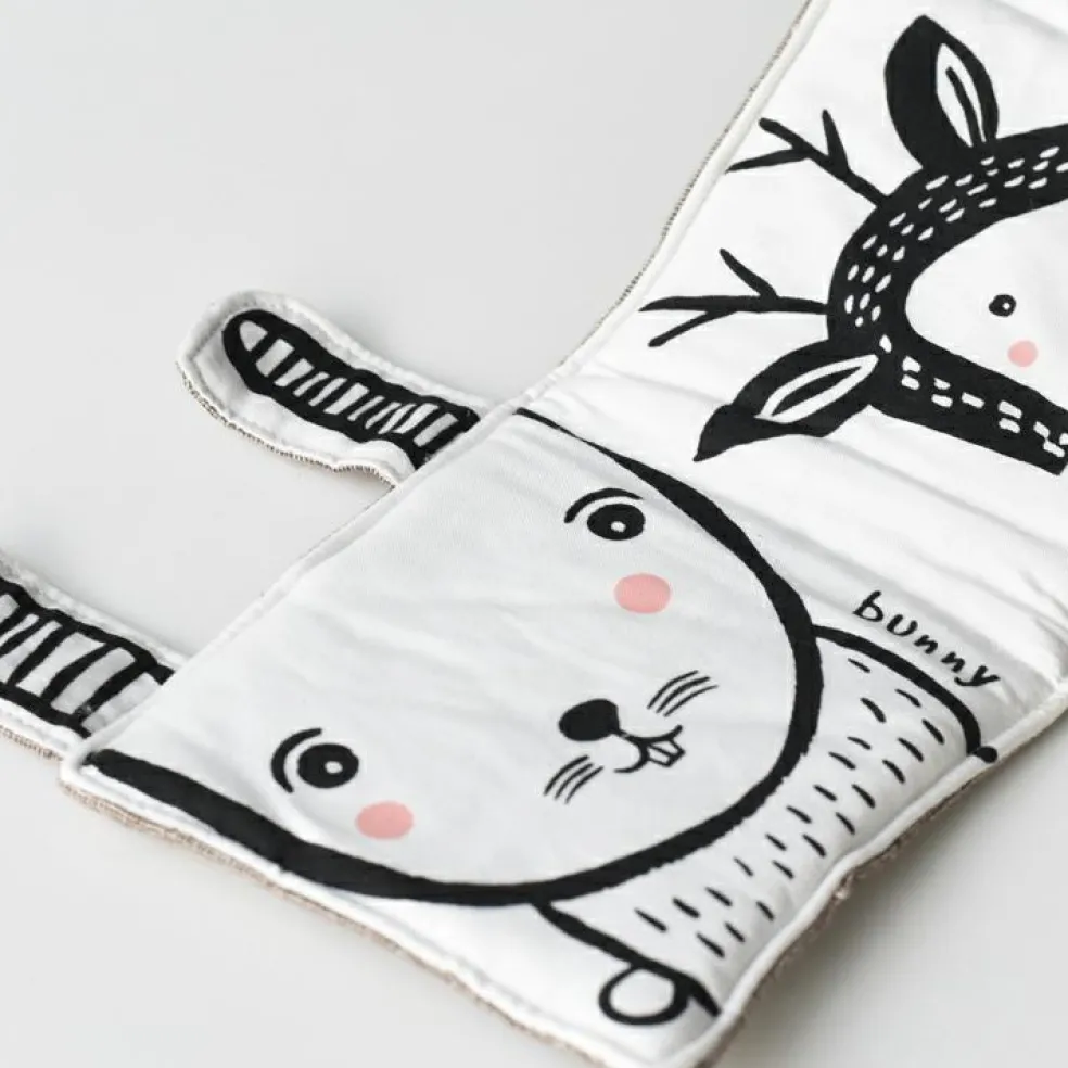 Livre bébé en tissu accordéon Forêt