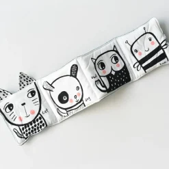 Livre bébé en tissu accordéon Jardin