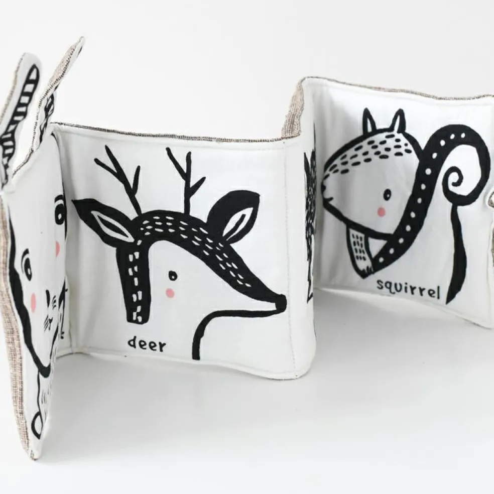 Livre bébé en tissu accordéon Forêt - Reconditionné