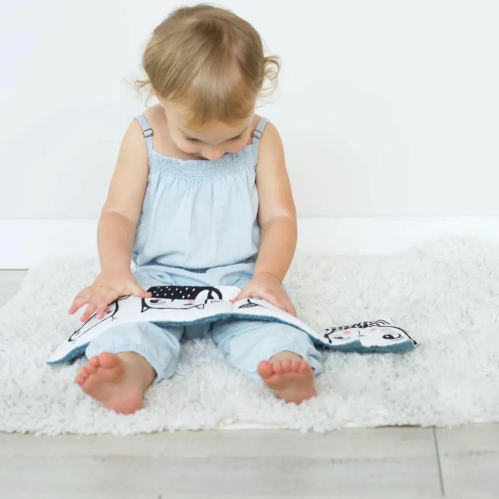 Livre bébé en tissu accordéon Forêt - Reconditionné