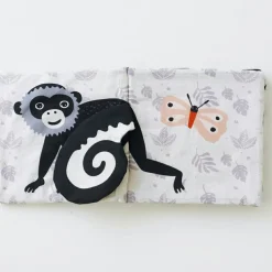 Livre bébé en tissu Peekaboo Jungle