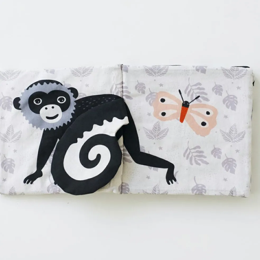 Livre bébé en tissu Peekaboo Jungle