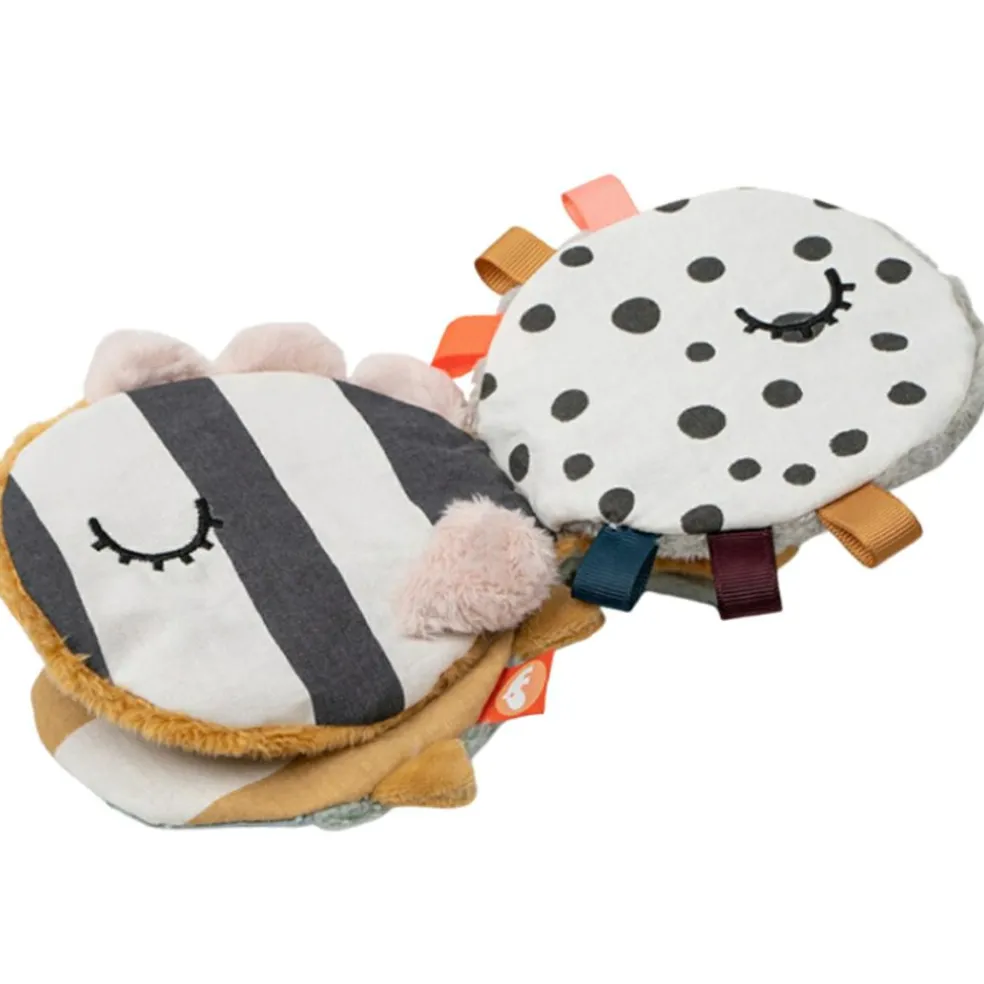 Livre bébé en tissu poisson vert d'eau Sea friends