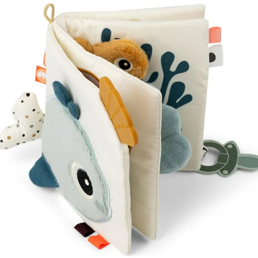 Livre bébé en tissu poissons Sea friends