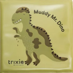 Livre de bain magique Les aventures de Mr. Dino dans la boue