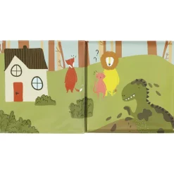 Livre de bain magique Les aventures de Mr. Dino dans la boue
