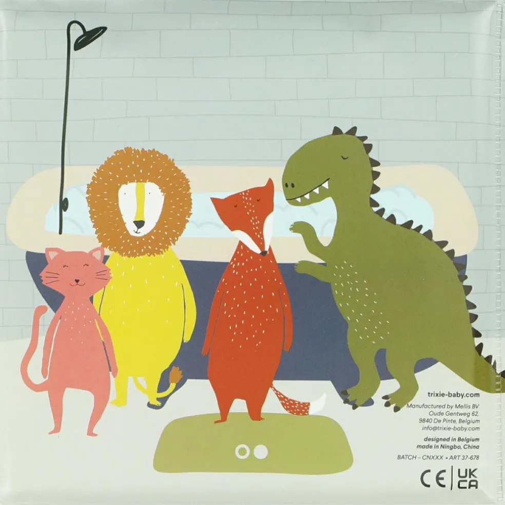 Livre de bain magique Les aventures de Mr. Dino dans la boue