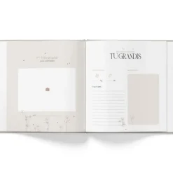 Livre de grossesse 9 mois à t'attendre (124 pages)