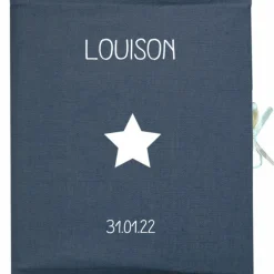 Livre de naissance bleu pétrole 88 pages (personnalisable)